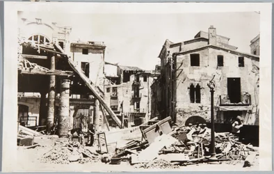 Dopo i bombardamenti a Granollers